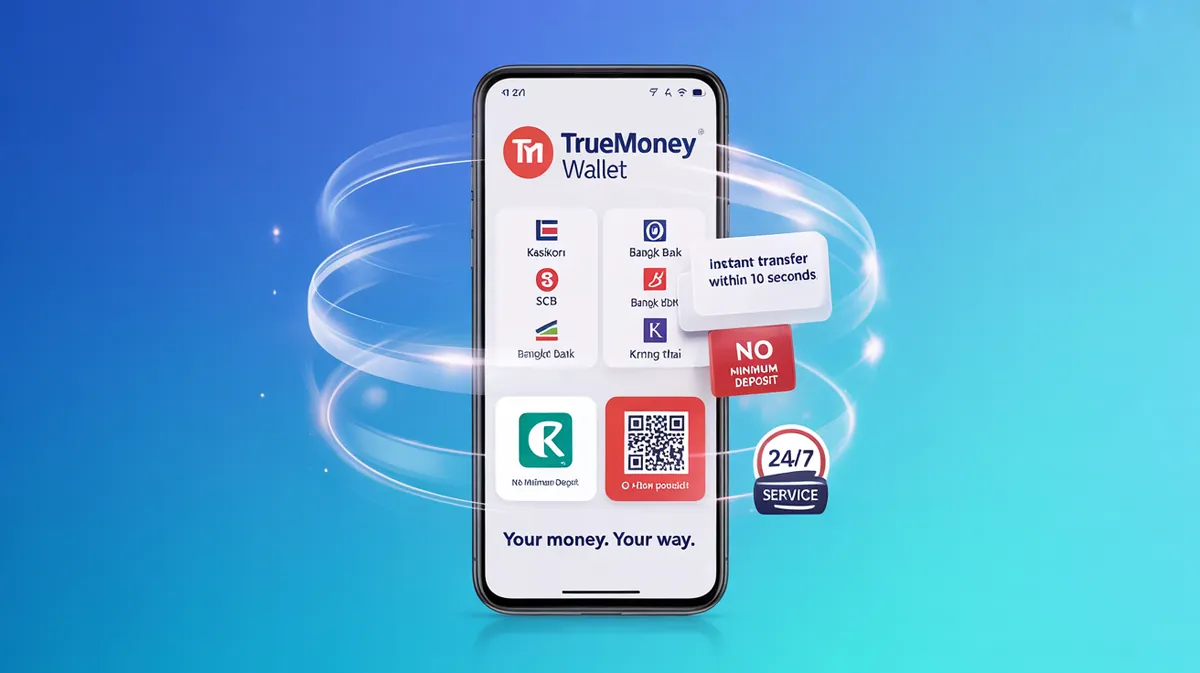 ระบบฝาก-ถอนออโต้ ไม่มีขั้นต่ำ รองรับทรูวอลเล็ต ธนาคารชั้นนำทุกธนาคาร