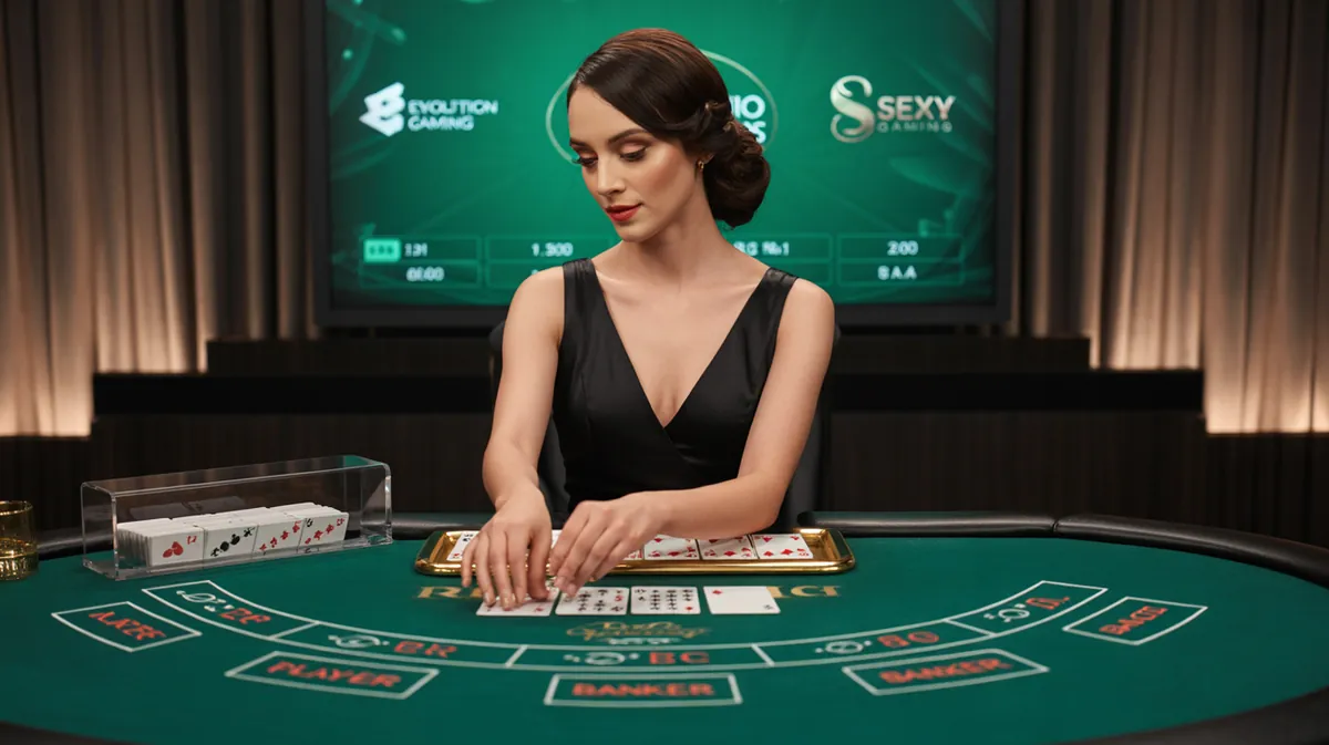 บาคาร่าออนไลน์ บาคาร่าสด ดีลเลอร์สาวสวยมืออาชีพ Live Casino คาสิโนสด